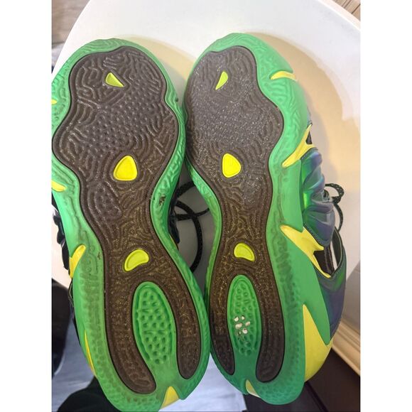 Authentic EQLZ 360 Mens Nate Robinson OG Knit Basketball Shoes Black Green Sz 13